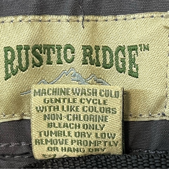 New Men’s Rustic Ridge Carbon Gray Convertible Zip-Off Hiking Cargo Pants 2X - Picture 13 of 13